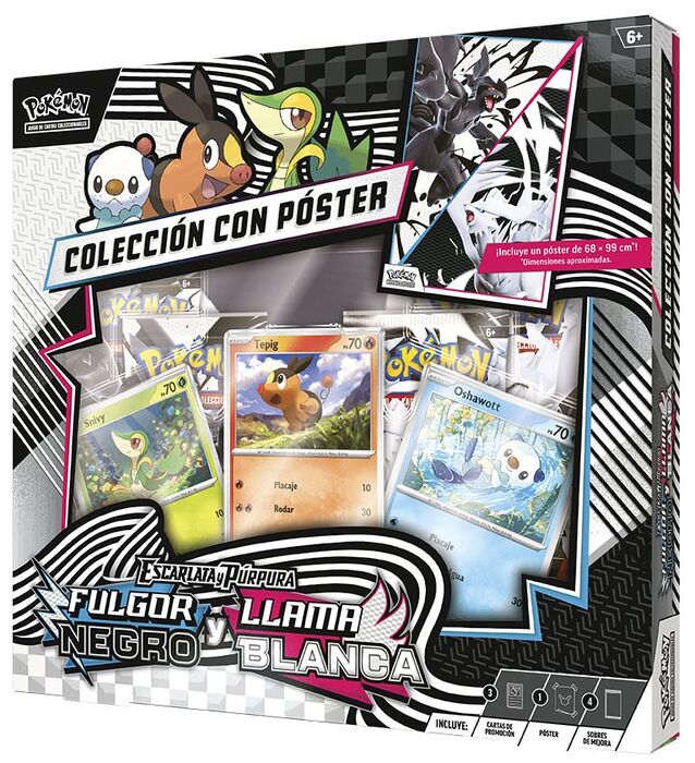 Pokémon | Poster Collection Llama Blanca/Fulgor Negro SV10.5