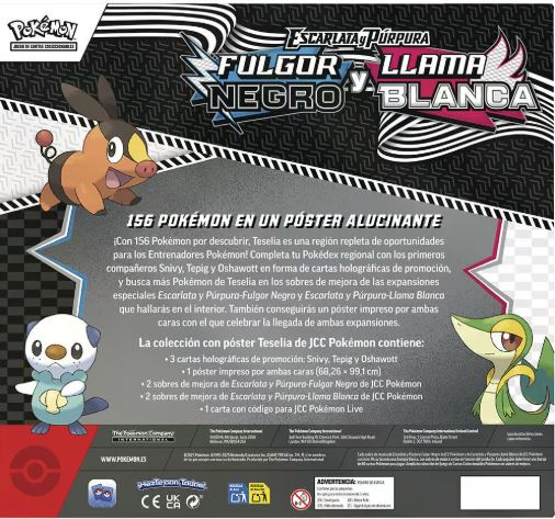 Pokémon | Poster Collection Llama Blanca/Fulgor Negro SV10.5