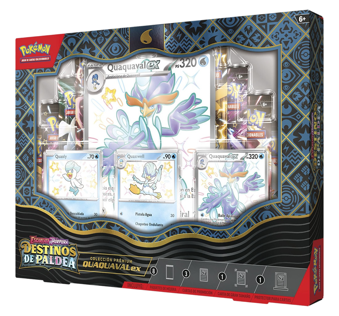 Pokémon | Colección Premium Quaquaval EX - Destinos de Paldea