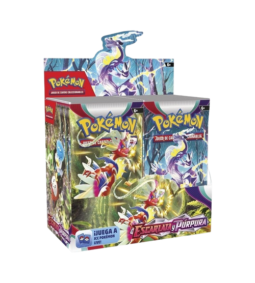 Pokémon | Caja Booster Box 36 Sobres Escarlata y Púrpura