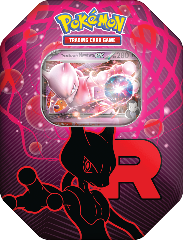 Pokémon | Latas Team Rocket Mewtwo, Nidoking y Persian