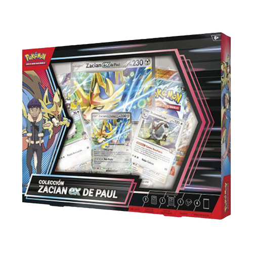 Pokémon | Caja Colección Zacian EX de Paul