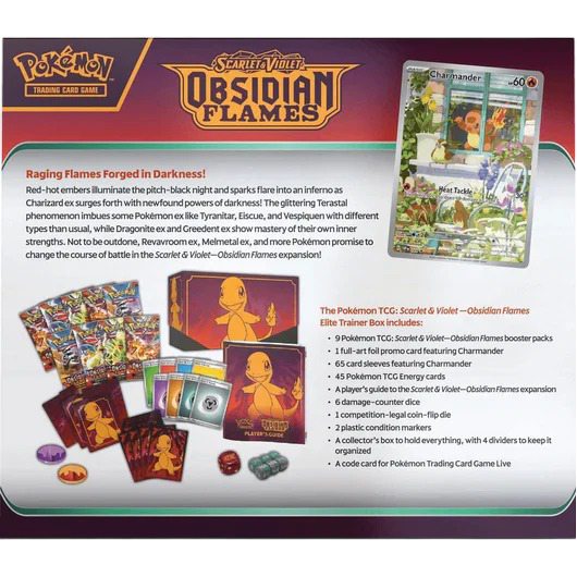 Pokémon | Caja Élite de Entrenador Llamas Obsidianas SV3