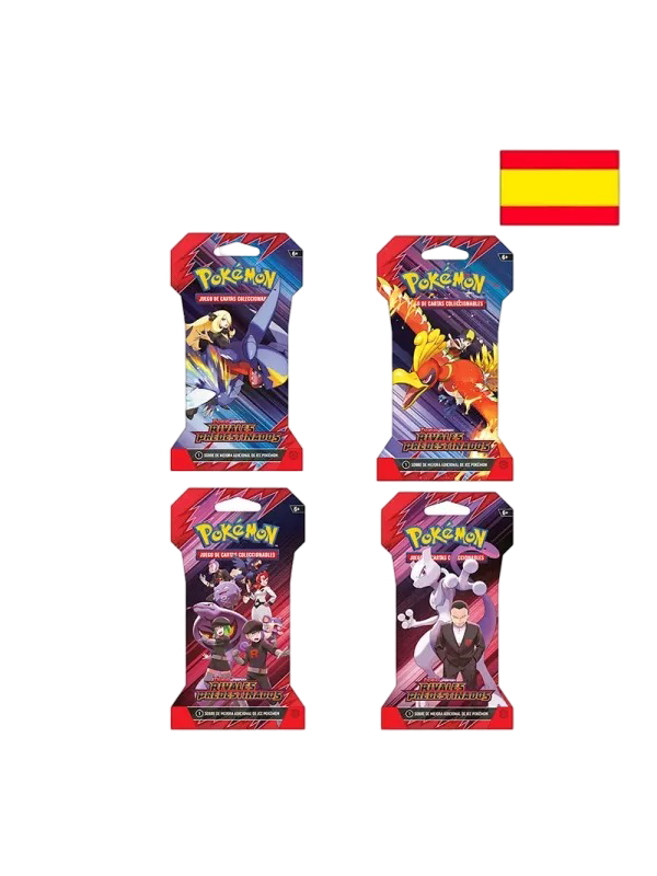 pokemon sleeved booster pack display Pokémon | Sleeved Booster Display (24 Sobres) de Rivales Predestinados – PokéElite TCG