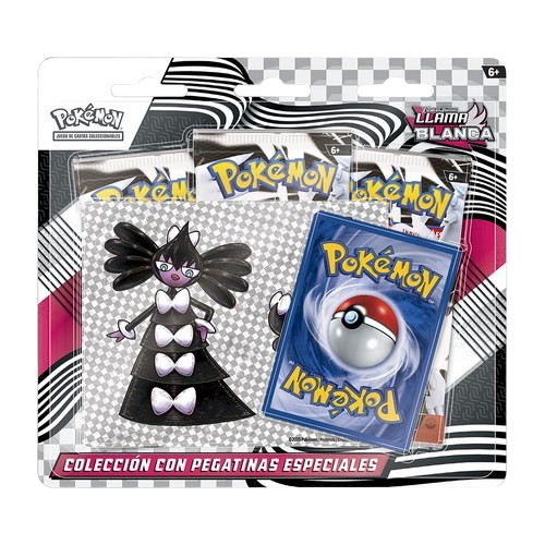 Pokémon | Tech Sticker de Fulgor Negro/Llama Blanca SV10.5