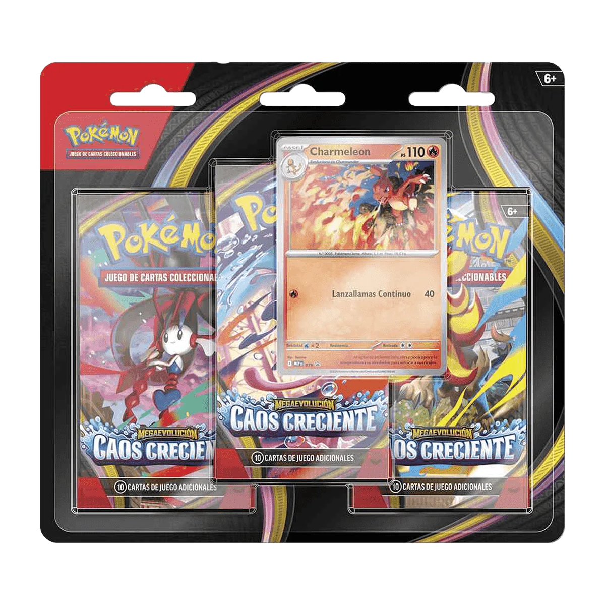 Pokémon | Blíster 3-Pack Chaos Rising