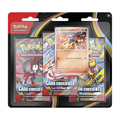 Pokémon | Blíster 3-Pack Chaos Rising