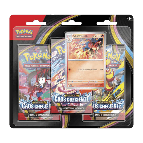 Pokémon | Blíster 3-Pack Chaos Rising