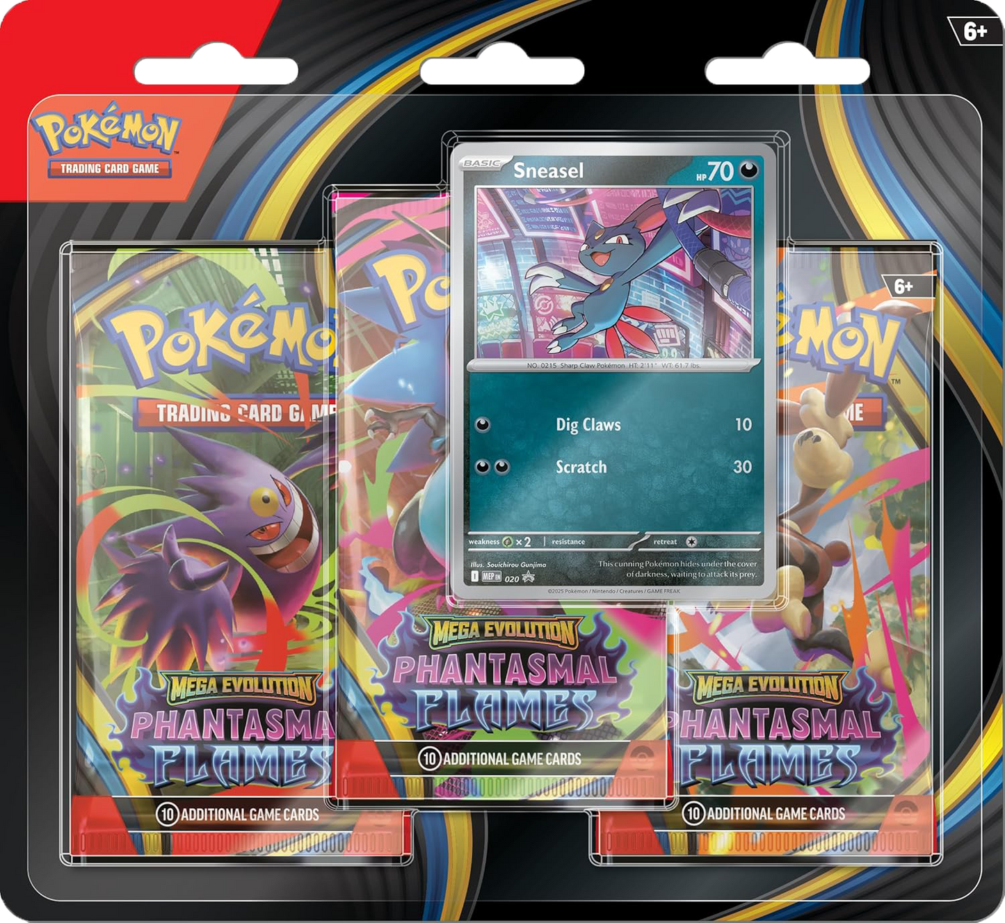 Pokémon | Phantasmal Flames Blíster 3-Pack Inglés