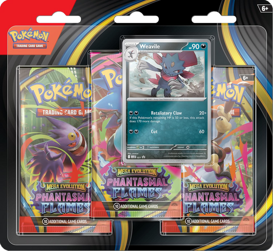 Pokémon | Fuegos Fantasmales Blíster 3-Pack