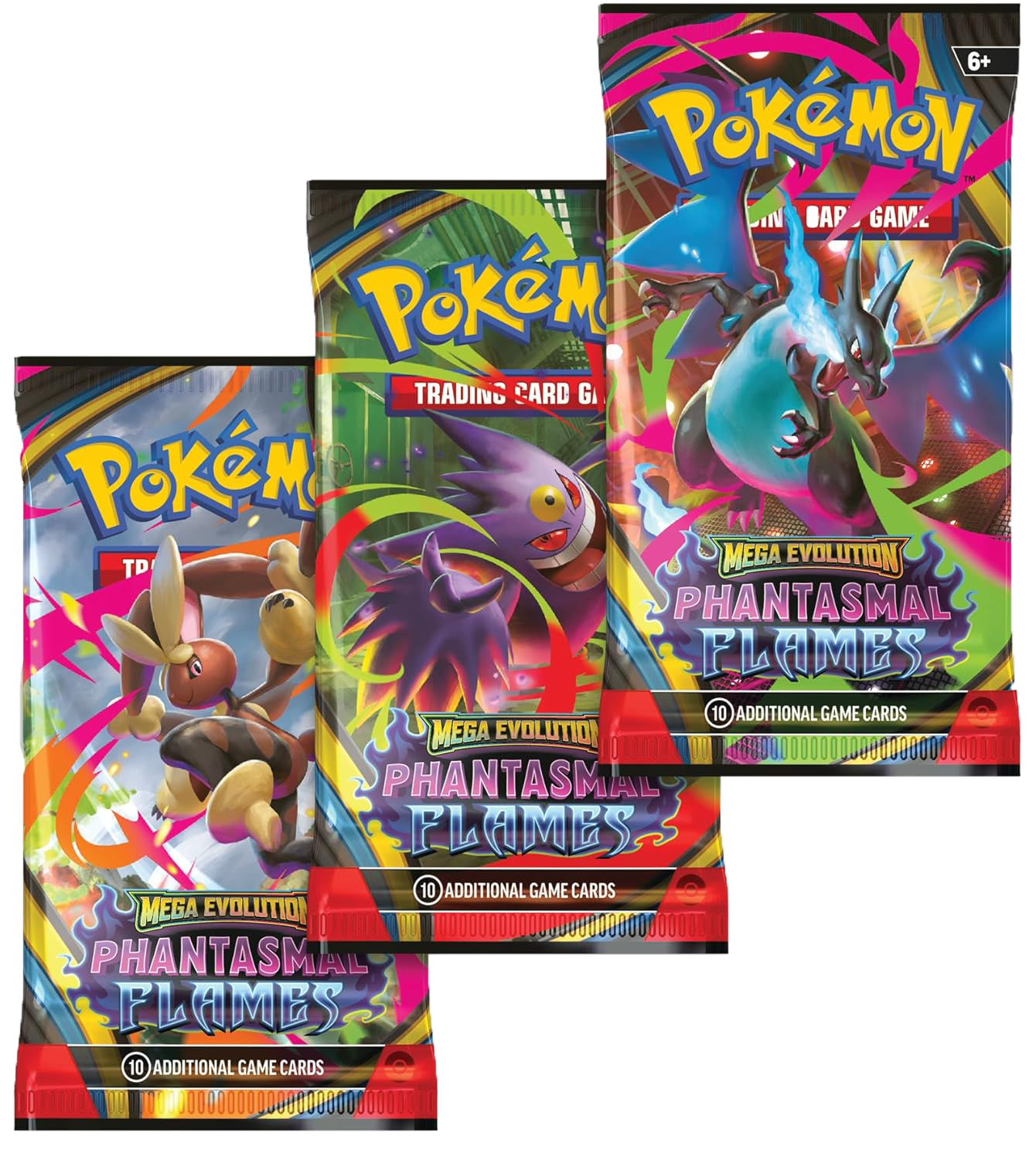 Pokémon | Phantasmal Flames Blíster 3-Pack Inglés