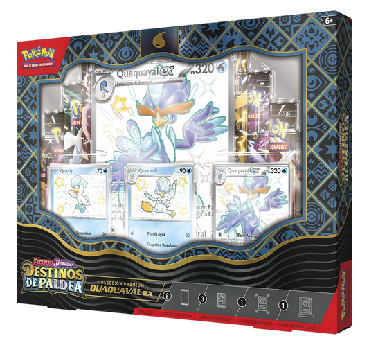 Pokémon | Colección Premium Quaquaval EX - Destinos de Paldea