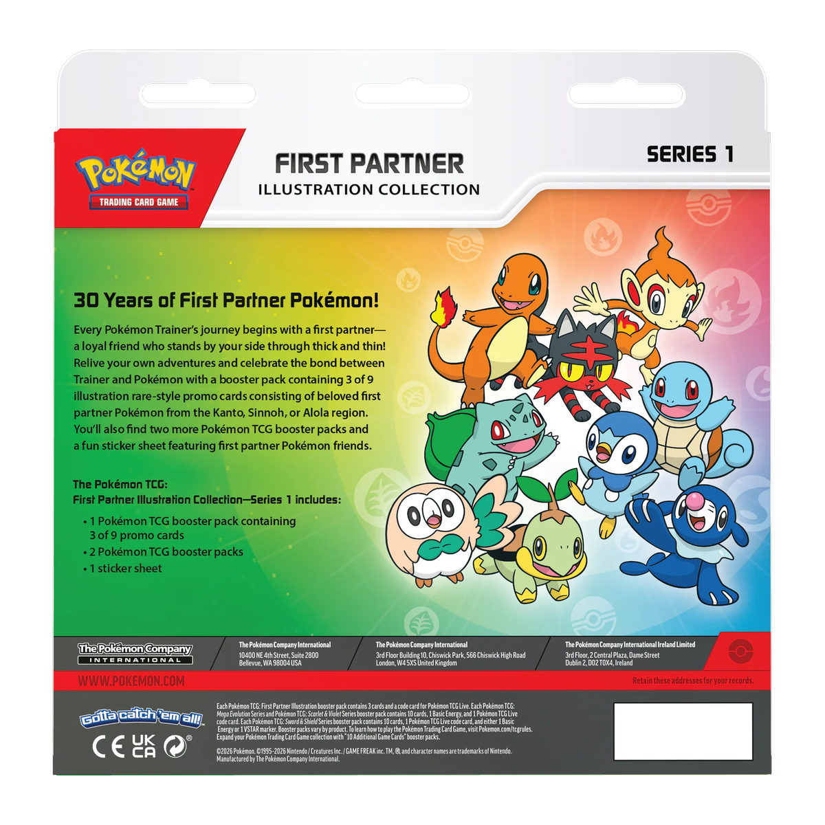 Pokémon | Colección First Partner - Serie 1