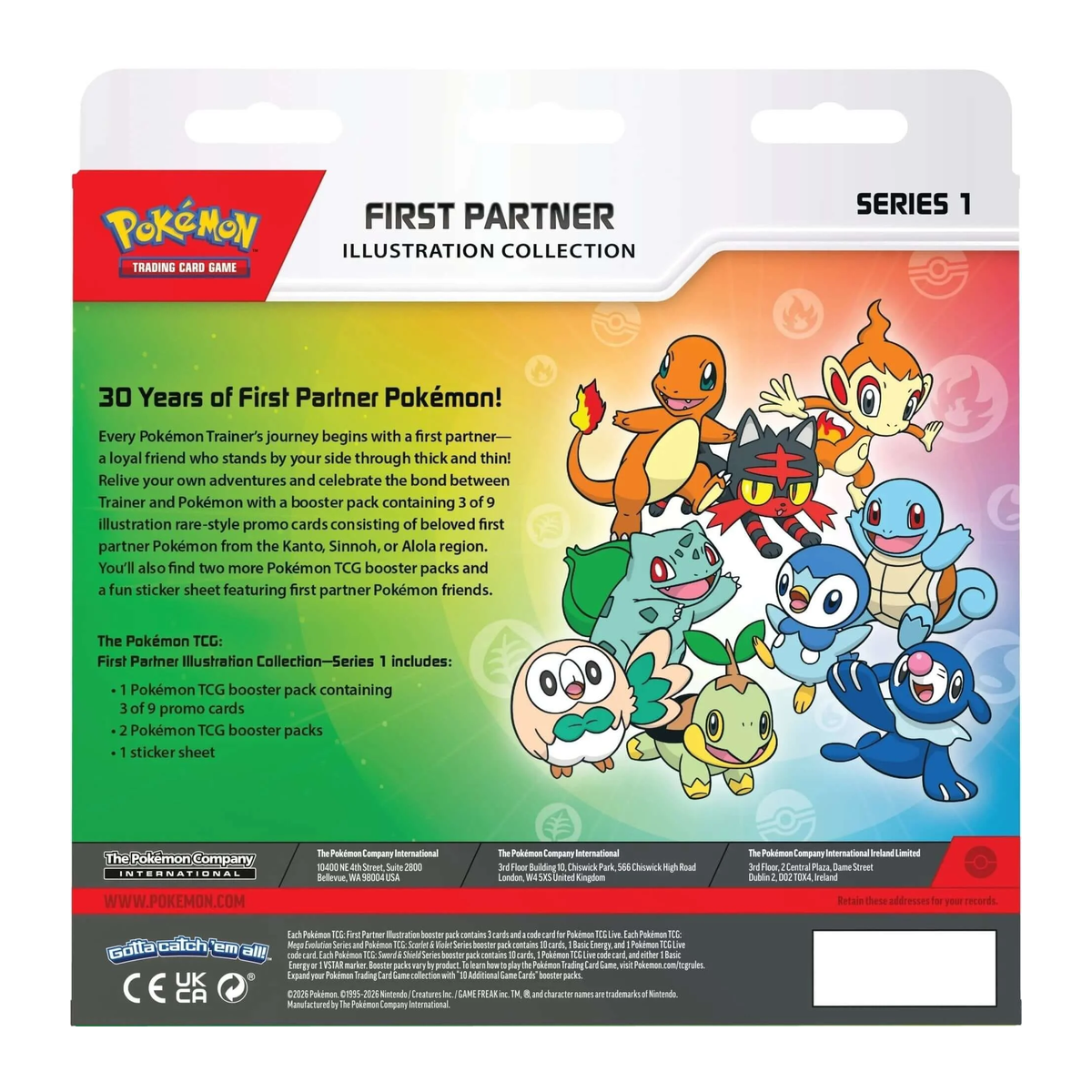 [RESERVA] Pokémon | Colección First Partner - Español