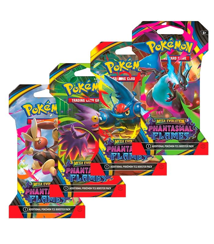 Pokémon | Fuegos Fantasmales Sleeved Booster