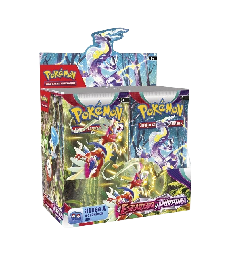 Pokémon | Caja Booster Box 36 Sobres Escarlata y Púrpura