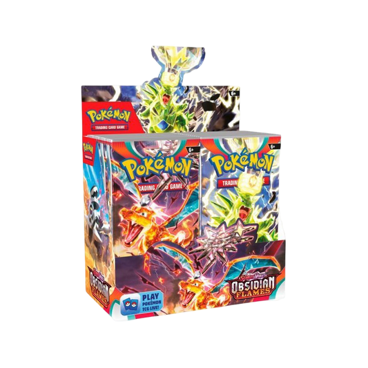 Pokémon | Caja Booster Box 36 Sobres Llamas Obsidianas