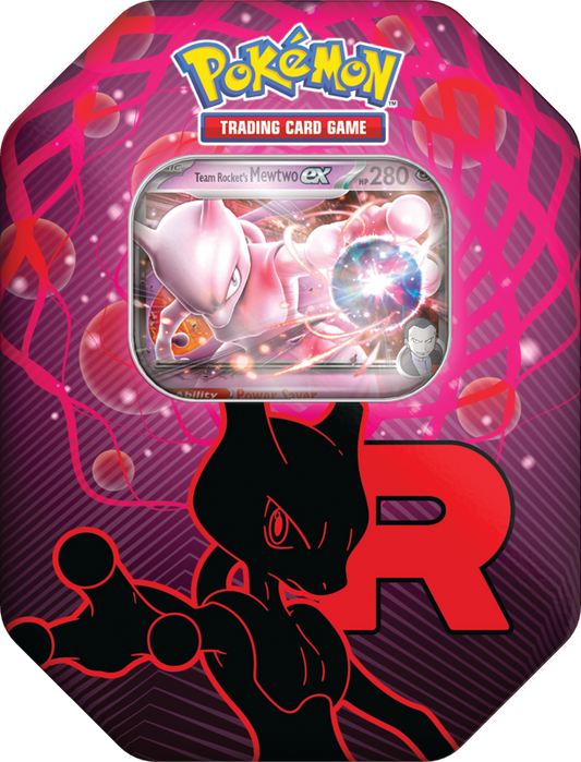 Pokémon | Latas Team Rocket Mewtwo, Nidoking y Persian