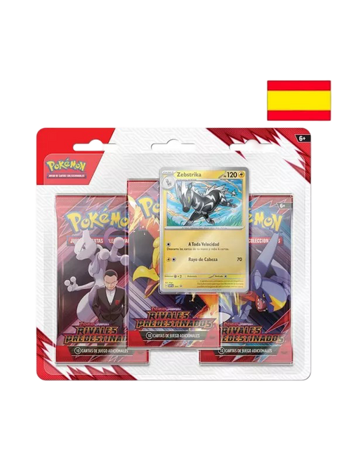 [DIRECTO] Pokémon | Blister de 3 Sobres de Rivales Predestinados