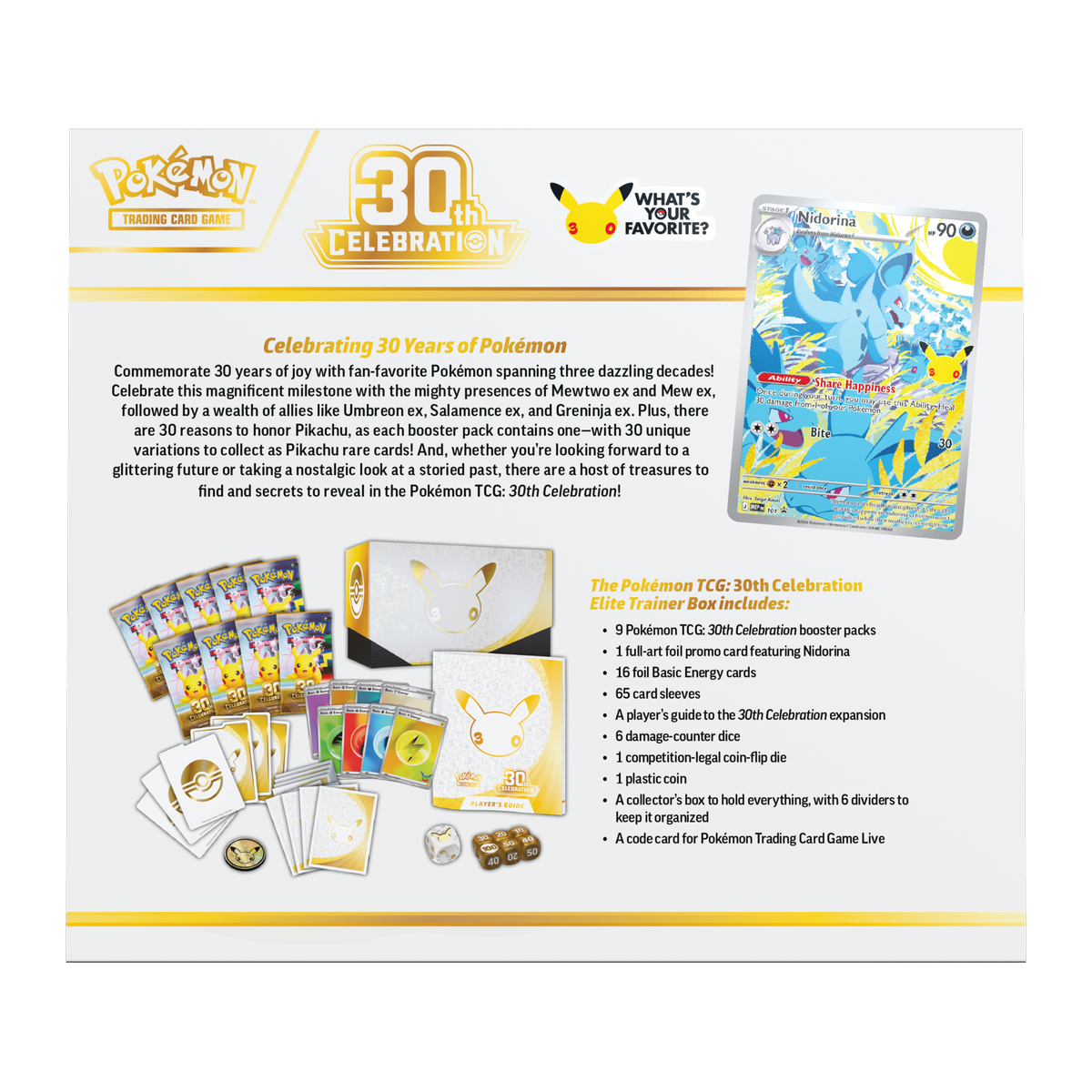 [RESERVA] Pokémon | 30th Celebration Elite Trainer Box