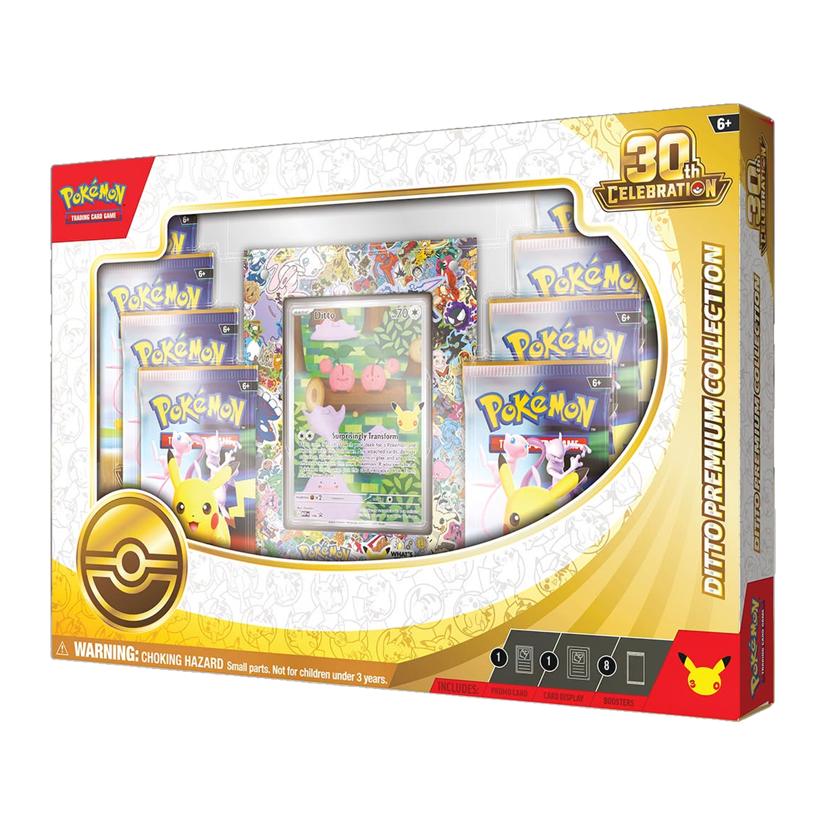 [RESERVA] [PACK] Pokémon | 30th Celebration Pack: Ultra-Premium Collection + Ditto Premium Collection