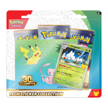 [RESERVA] Pokémon | 30th Celebration Tech Sticker Collection